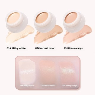 Novo Light Makeup Traceless Monochrome Concealer Nhẹ Tinh tế và tự nhiên Sửa đổi Kem che khuyết điểm Newcomer