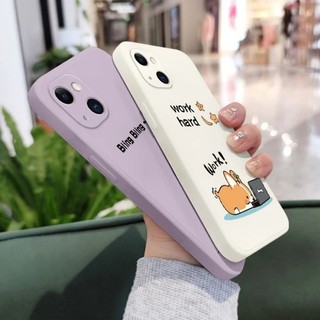 Ốp Điện Thoại Corgi Vui Nhộn Cho Redmi Note 13 12 12T 11 11T Pro Speed 12 Turbo Liquid Silicone Cover