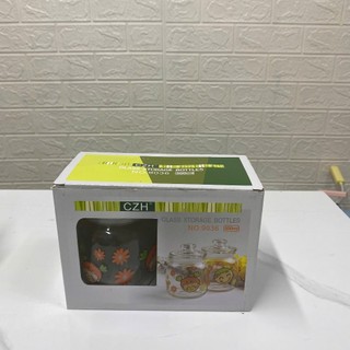 [Giá Xưởng] Set 2 Hũ Thủy Tinh 500ml NO 9036 – Trong Suốt Cao Cấp, Đựng Gia Vị, Ngũ Cốc, Mứt