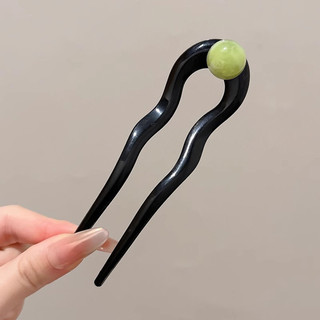 Vintage Hình Chữ U Kẹp Tóc Mặt Sau Đầu Bền Acrylic Kẹp Tóc Dính Cho Tóc DIY Phụ Kiện Tạo Kiểu Tóc