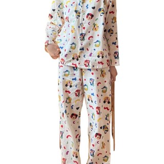 Nhiều Màu Sắc Bỏ Túi Chấm Mickey Bộ Đồ Ngủ Nữ Xuân Thu Mới Dài Tay Quần Ins Sinh Viên Nhật Bản Nhà Quần Áo Phù Hợp Với Mặc Ngoài