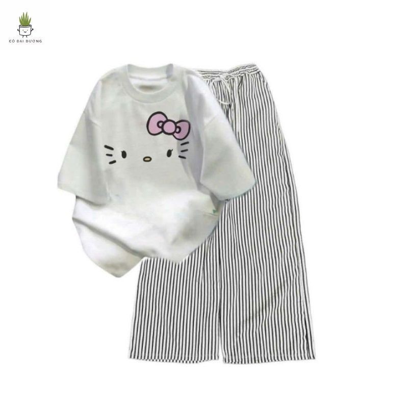 Tổng Hợp Các Sét Bộ Quần Ống Suông Vải Đũi Xốp    + Mix Áo Phông từ chất liệu cotton ---quanaao94