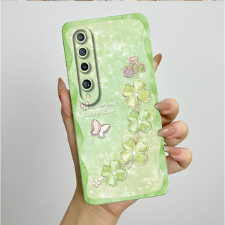 Vỏ Chống Sốc Cho Xiaomi Mi 10 Mi10 Pro Vỏ Mềm Thẩm Mỹ Hoa Bướm Đẹp Matte Silicone TPU Vỏ Điện Thoại Vỏ Ốp Lưng