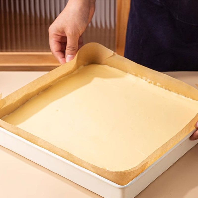 Inste 100 Miếng Giấy Che Da Cắt Sẵn 34x34cm Giấy Chống Dính Không Rỉ Để Nướng Và Nấu Ăn