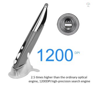 Hilivn) Bút chuột cảm ứng quang học không dây PR-06 2.4Ghz 800 / 1200 / 1600DPI Bút chuột không dây có chức năng tạo kiểu chữ viết tay Chuột tiện dụng cho máy tính xách tay PC