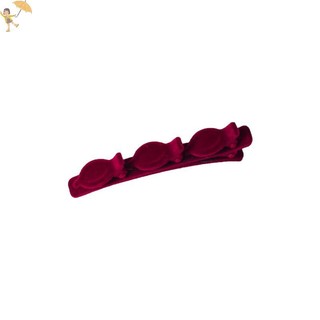[GOU] Flocked Bangs Mũ Mỏ Vịt Vuốt Tóc Barrettes Vintage Kẹp Tóc Kẹp Tóc Thời Trang Kẹp Tóc Phụ Kiện Tóc Mũ VN