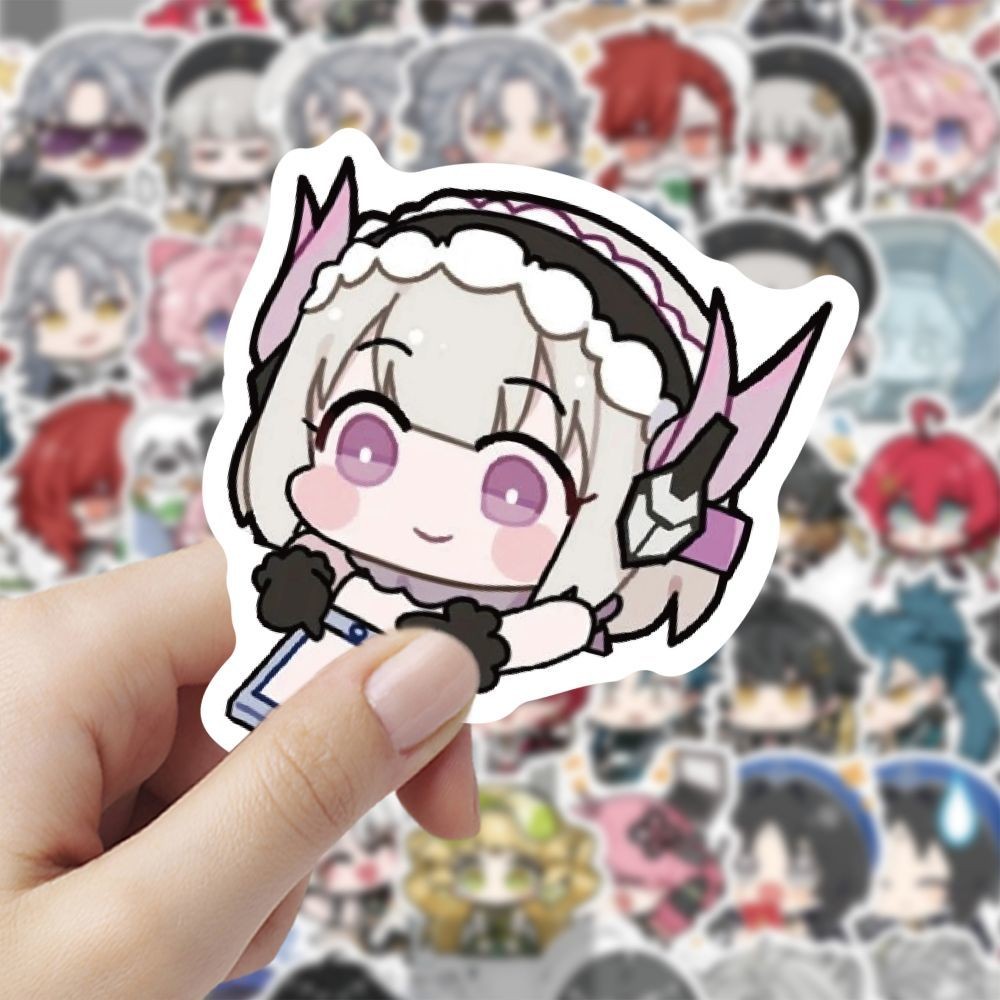 120 miếng!! Wuthering Waves WUWA Sticker Diy Trang trí Máy tính để bàn ...