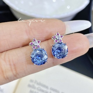 Châu Âu Mỹ ins Phong Cách Mới Hình Bát Giác Thiên Niên Kỷ Hoa Hồng Cắt Cao Kim Cương Carbon Phù Hợp Với Nữ