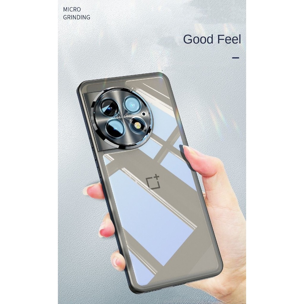 Dành Cho OnePlus 13 Ốp Lưng TPU Mềm Trong Suốt Bảo Vệ Ống Kính Ốp lưng OnePlus13 one plus 12 12R 11 11R 10T Vỏ