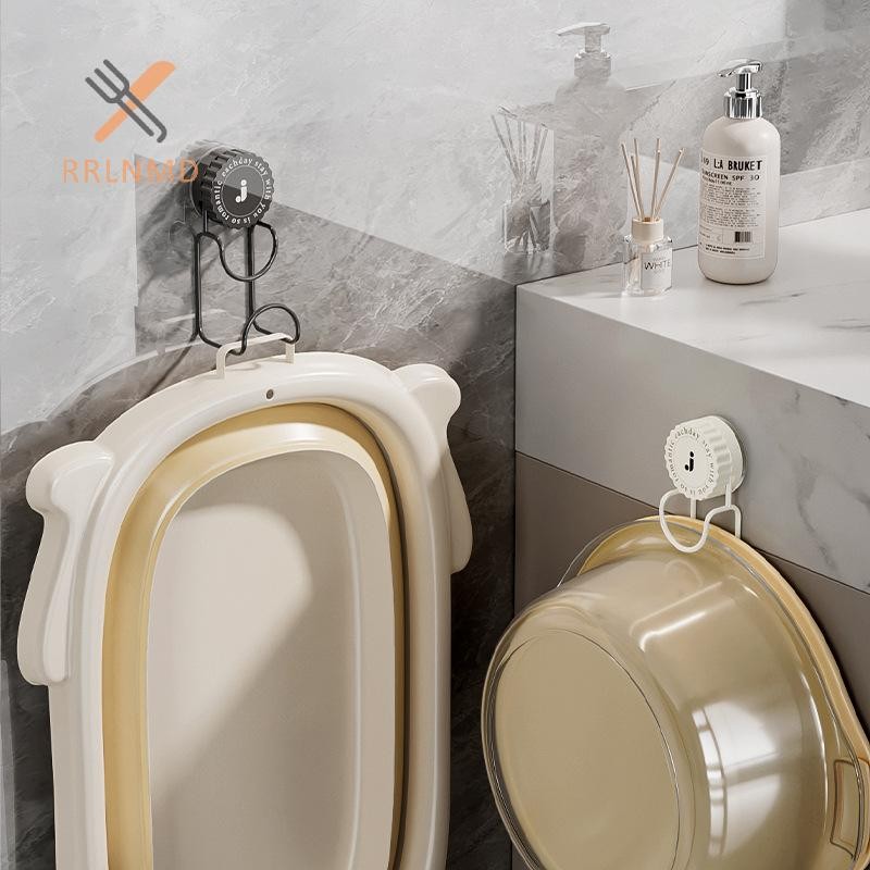 Rrlnmd Phòng Tắm Hút Cốc Móc Treo Tường Có Giá Để Đồ Bồn Tắm Lưu Vực Móc Treo Nhà Bếp Phòng Tắm Móc Treo Tường MỚI