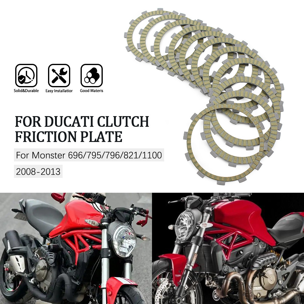 Xe Máy Ma Sát Đĩa Ly Hợp Đĩa 11 Chiếc Cho Ducati Monster 796 2011-2013 696 2008-2013 795 1100
