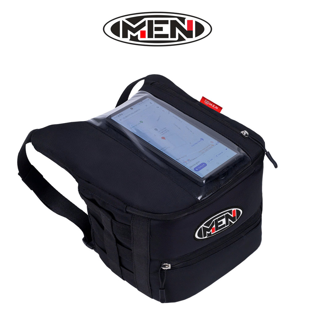 Túi treo đầu xe máy Men K2 vải PVC xịn, thoáng khí tốt [HÀNG MỚI VỀ-CÓ SẴN]