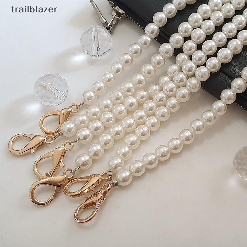 Trailblazer Có Thể Tháo Rời Chống Mất Túi Ngọc Trai Dây Đeo Đa Năng Túi Xách Tay Cầm DIY Ví Thay Thế Dài Đính Hạt Dây Xích Túi Phụ Kiện Mới