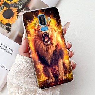 Dành Cho Samsung J8 2018 Ốp Lưng J810 SM-J810F Vỏ Silicon Hoạt Hình Dễ Thương Mèo Hổ Nhện Trong Suốt Ốp Lưng Điện Thoại Cho Samsung Galaxy J8 Vỏ