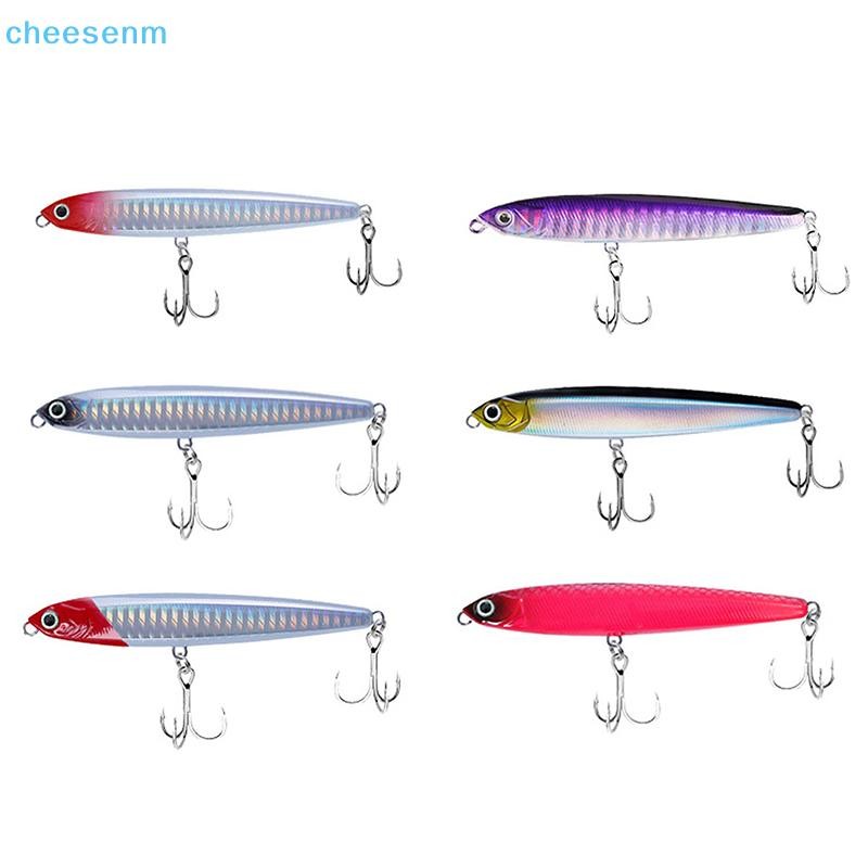 Cheenm Đúc Dài Chìm Bút Chì Mồi Giả Mồi Cứng 10g / 14g / 18g / 24g Road Runner Mồi Warp Bass Mandarin Bass VN