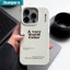 ibumpers Ốp Lưng IPhone Hàn Quốc Đơn Giản Tiếng Anh Cho IPhone 16 15 14 12 13 11 Pro Max IP 7 8 Plus X XS XR Ốp Điện Thoại Mỏng Silicon Mềm Da Họa Tiết