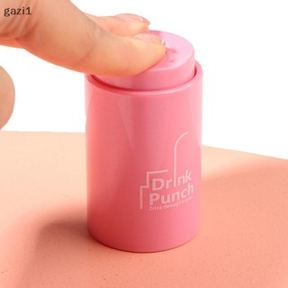 [gazi1] 1 Dụng Cụ Mở Chai Uống Qua Ống Hút Uống Đục Lỗ Bình Nước Máy Làm Nước ép Nắp Nước Giải Khát Dụng Cụ Mở Lỗ Cho Ống Hút Boutique