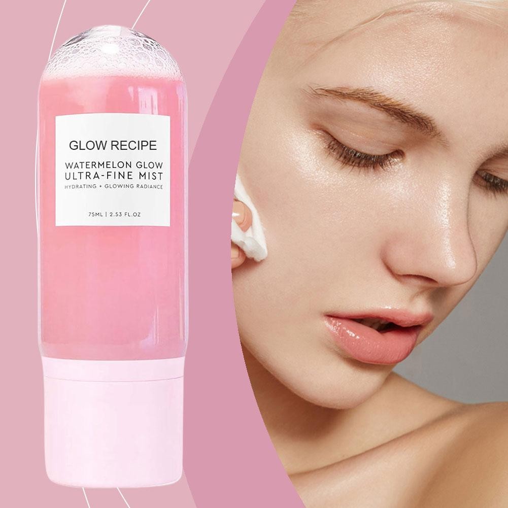 75ml Di Động Dưa Hấu Tự Nhiên Dưỡng Ẩm Sương Trang Điểm Nước Chăm Sóc Da Mặt Xịt Da C6w3