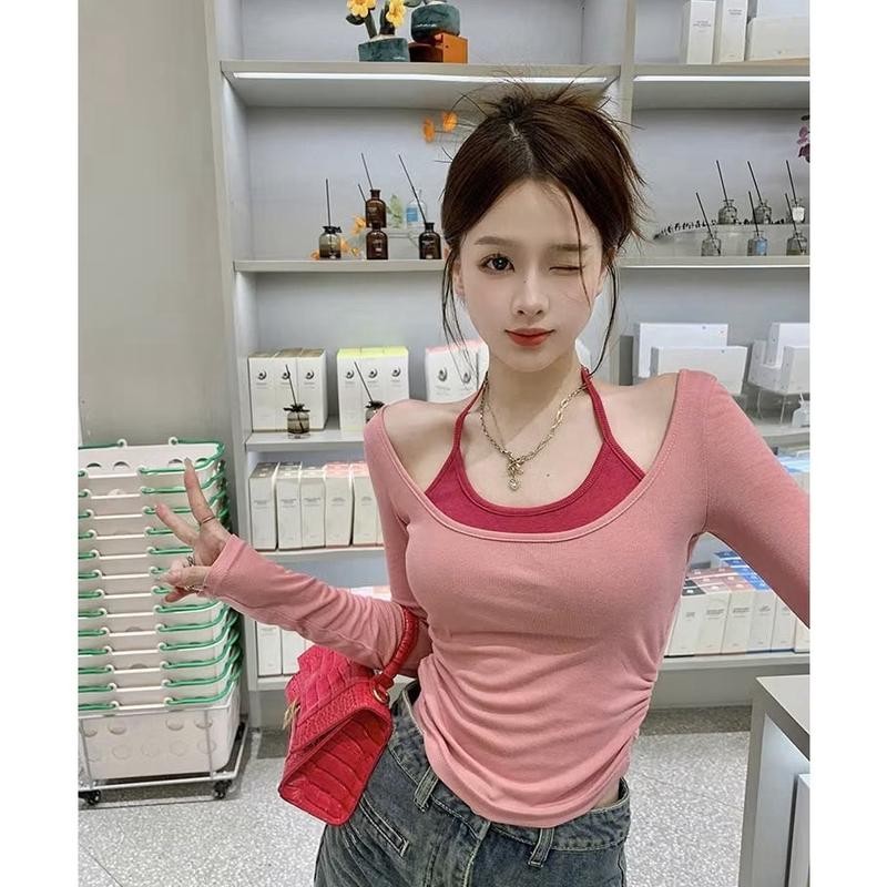 Set áo 2 mảnh Cotton xuyên thấu dáng dài kèm áo dây trong, set basic mùa hè đi biển