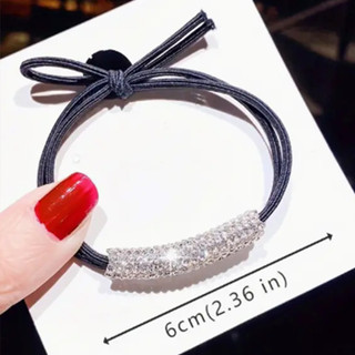 10 Dây Buộc Tóc Dây Buộc Tóc Màu Đen Bền Tóc Đuôi Ngựa Dây Buộc Đầu Cho Nữ Bé Gái Mặc Hàng Ngày