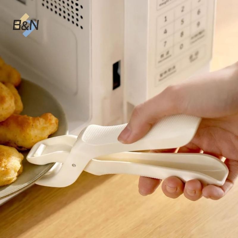 B & N Chống Trơn Trượt Chống Bỏng Kẹp Bữa Ăn Mới Bát Kẹp Silicon Chống Bỏng Giá Đỡ Kẹp Bát Bếp.