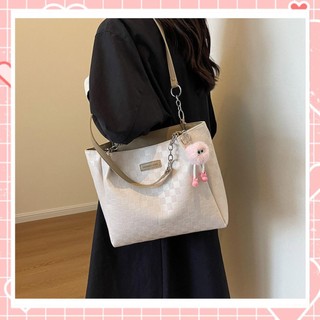 [ KÈM CHARM XINH ] Túi xách nữ túi tote công sở kẹp nách kẻ vuông thời trang K273