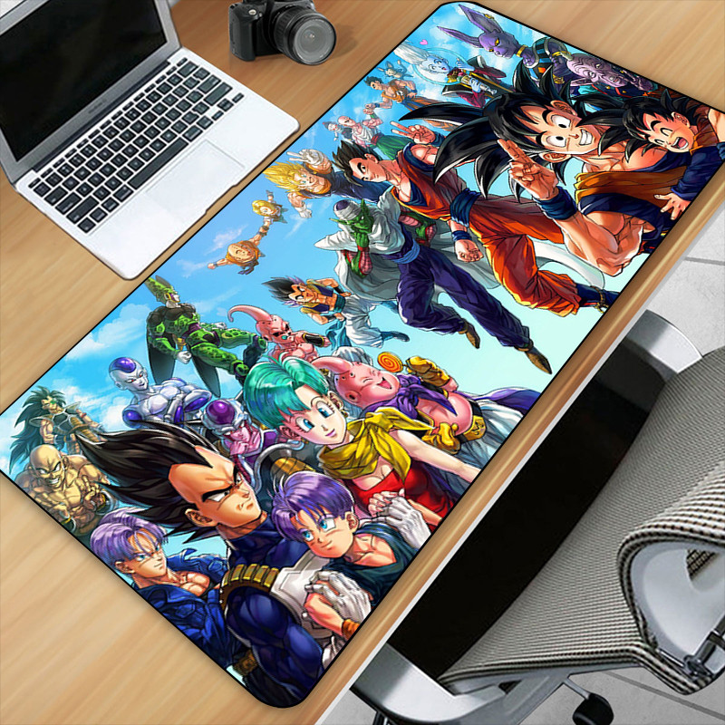 Dragon Ball Mouse Pad Anime Goku HD In Máy Tính Khóa Cạnh Bàn Phím Thảm PC Để Bàn Hoạt Hình Lớn Mousepad Phụ Kiện Chơi Game