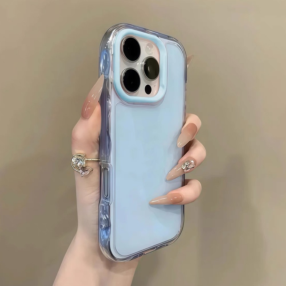 Ốp Điện Thoại Sóng Màu Kẹo Cho iPhone 17 Pro Max 16 Plus 15 14 13 12 11 Vỏ Bảo Vệ Chống Sốc