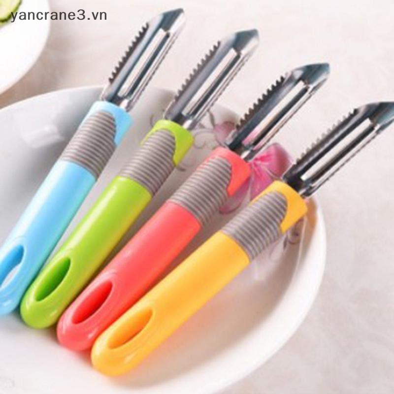 {YAN3} Dụng cụ gọt vỏ rau quả sáng tạo màu sắc Nhà bếp Dụng cụ cạo đa năng Dụng cụ gọt trái cây Dụng cụ gọt vỏ rau quả {yancrane3.vn}