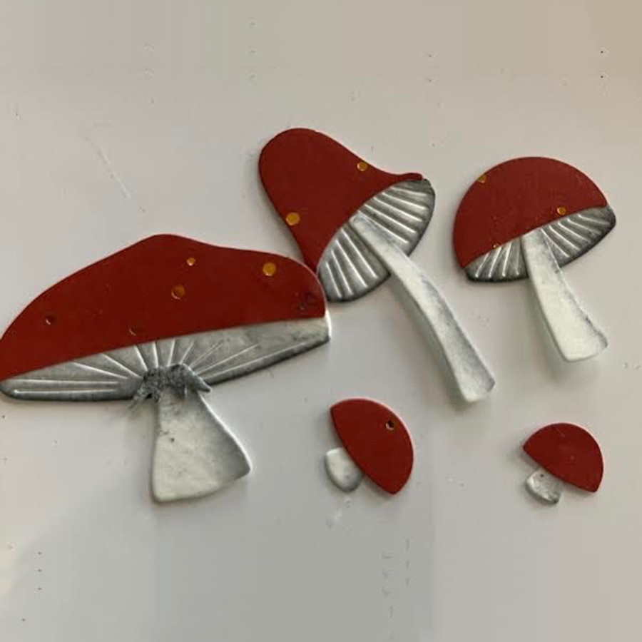 Bộ dụng cụ cắt nấm scrapbook - Khuôn cắt DIY bằng thép carbon Khuôn dập nổi và tạo hoa văn trang trí nghệ thuật giấy