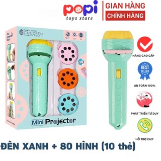 Đèn Pin Chiếu Hình Full 80 Hình (10 Thẻ) Khác Nhau – Đèn Pin Chiếu Bóng Nhiều Chủ Đề Cho Bé Kèm Hộp