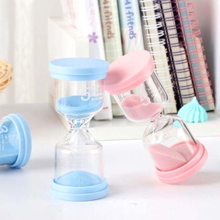 Đồng hồ cát đầy màu sắc FESTLY, Thủy tinh Borosilicate cao 3 / 5 / 10 / 15 / 30 phút Cát, Quà tặng Màu Macaron Đồ chơi chắc chắn bền bỉ Hẹn giờ cát Trang trí nhà cửa