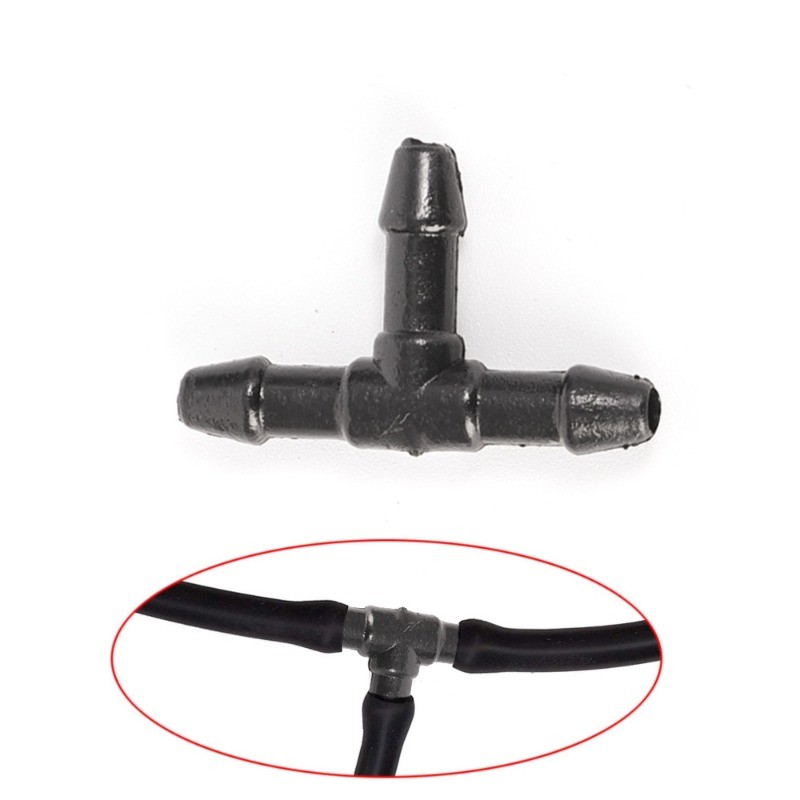 Đầu nối ống nhựa đa năng T / Y / I 3 loại - Khớp nối vòi phun kính chắn gió có thể thay thế - Đầu nối ống nước ô tô thực tế