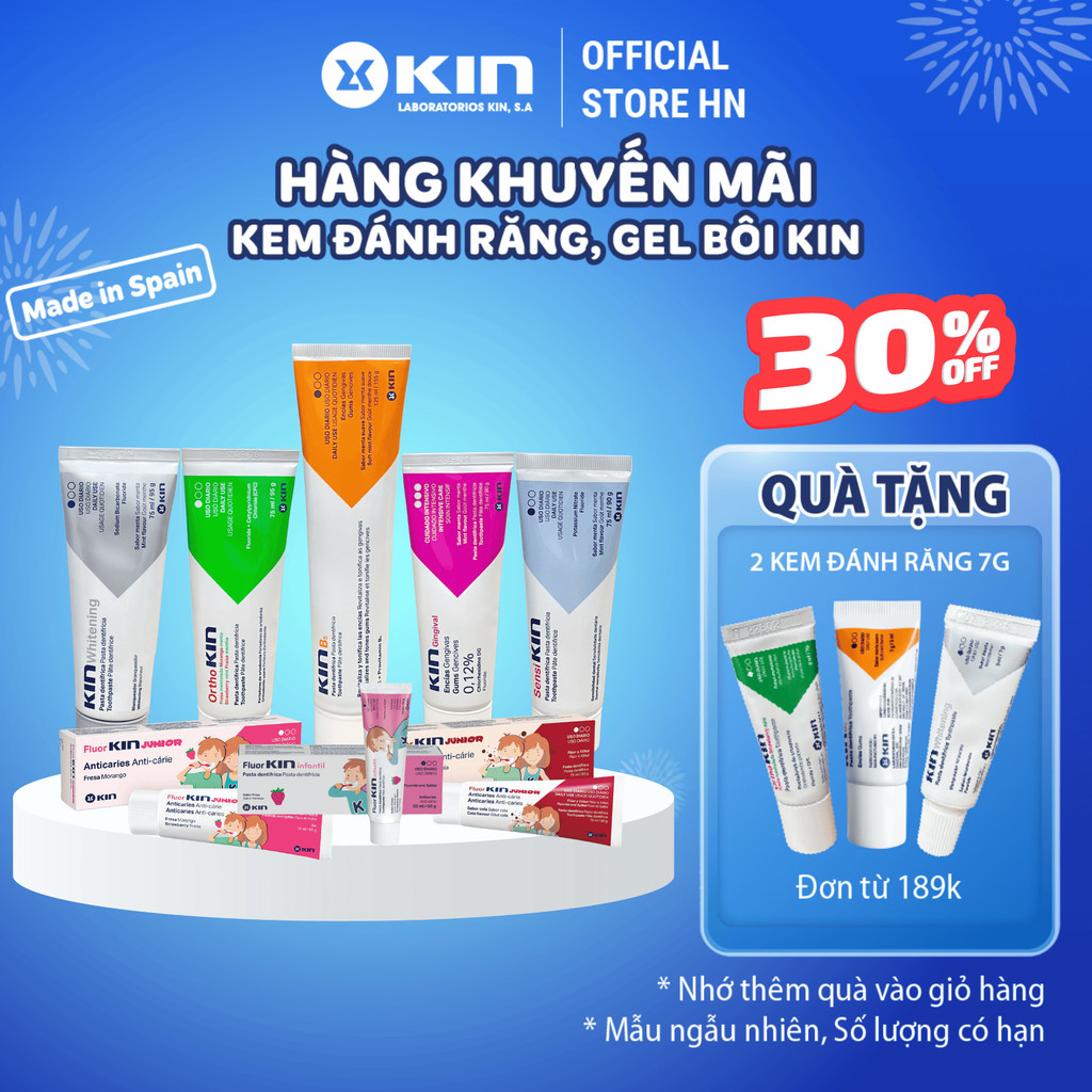 [SALE] Kem Đánh Răng Kin, Gel Bôi Nướu Các Loại Móp Vỏ | Shopee Việt Nam