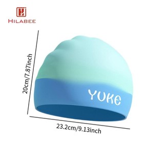 HILABEE Silicone Mũ Bơi Tắm Silicone Cho Tóc Dài Và Ngắn Mũ Bơi Chuyên Nghiệp Cho Thể Thao Dưới Nước Thiết Bị Lặn