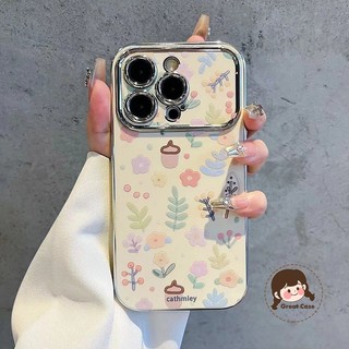 OFF-WHITE Ốp Điện Thoại Màu Trắng Hoa Nhỏ Thời Trang Cho Meizu 21 20 Pro 20 Classic 21 Note Lucky 08 Mạ Khung Vỏ Mùa Xuân Tươi Chống Rơi Bìa Mềm