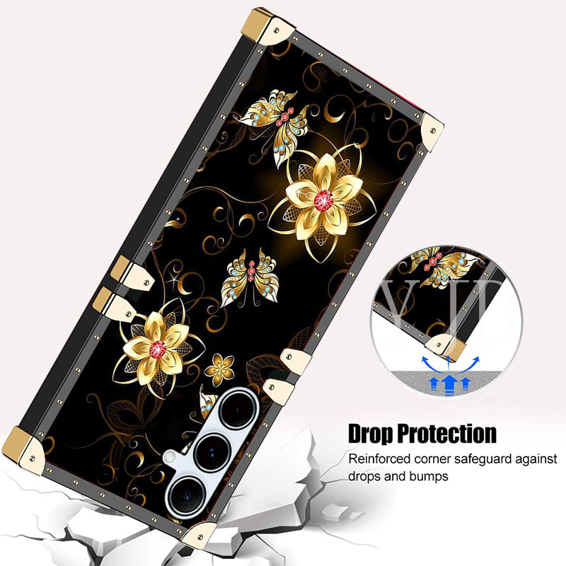 Ốp Lưng Cho Samsung Galaxy A56 A36 A26 Moon Stars Dây Đeo Tay TPU Chống Rơi Vỏ Điện Thoại