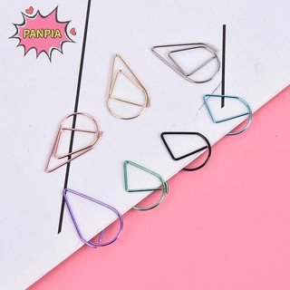 Pnpia 50 Miếng Kim Loại Hình Thả Dễ Thương Đánh Dấu Trang Kẹp Văn Phòng Phẩm Boutique