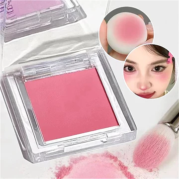 Bột đơn sắc má hồng da sáng phấn má hồng kiểm soát dầu chống thấm nước không nhuộm hào quang làm trắng khí chất má hồng đĩa