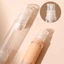 Bình xịt dưỡng da BORAGETE 3 / 4 chiếc, Chai có thể nạp lại du lịch 5-15ML rỗng, Máy bơm ép bền di động có hộp đựng mỹ phẩm