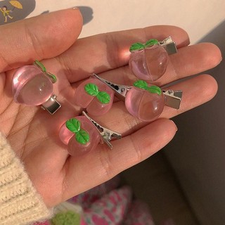 [GOU] 5 Chiếc Cô Gái Dễ Thương Hồng Hoa Trái Tim Nơ Đào Kẹp Tóc Ngọt Ngào Tóc Bện Kẹp Tạo Kiểu Tóc Bobby Pin Cho Nữ VN
