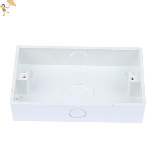 [GOU] 1 CÁI Ổ cắm tường nhựa tường 146 * 86mm Cassette Hộp nối tường ngoài VN