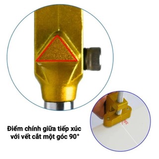 Bộ Dụng Cụ Dao Cắt Kính, Gạch 2 in 1 Cầm Tay Dạng Mở Nhanh Đa Năng Gồm 1 Máy Và 3 Lưỡi FE123
