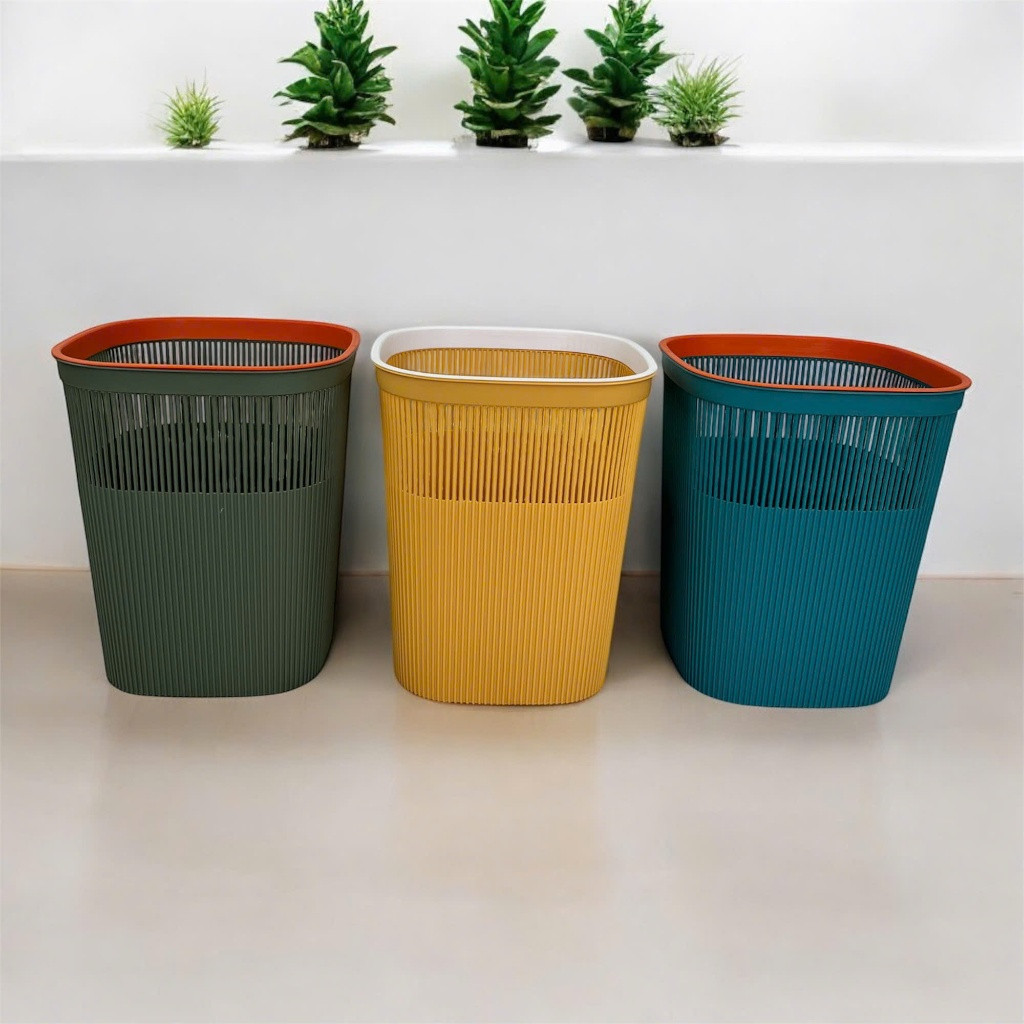 Sọt VUÔNG 2 Màu Cao Cấp VINH NAM Plastic Size Lớn Nhỏ Sọt Rác Sọt Đựng Vật Dụng Hằng Ngày