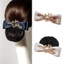 FUJIOU Hàn Quốc Bun Snood, Ballet Dancing Hairnet Nữ Kẹp Mùa Xuân Có Thể Tháo Rời Nơ Tóc Bun, Tạo Kiểu Scrunchie Pack Kẹp Tóc Đuôi Ngựa Kẹp Tóc Hairgrips Bao Lưới Tiếp Viên Hàng Không
