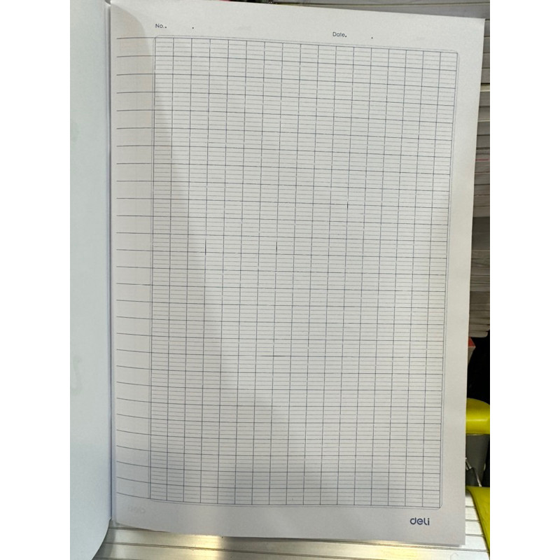 Tập Sinh Viên DELI 4 ô li ngang 120 trang 70gsm: 1 cuốn.