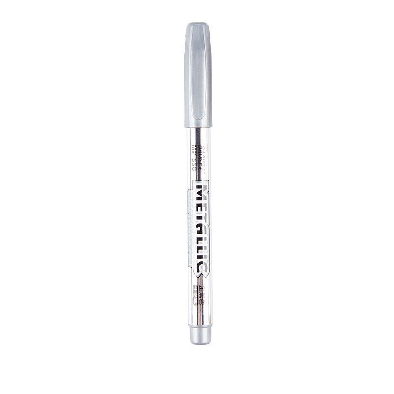 [ 2 CÂY ] Bút Dạ, Lông Phớt Nhũ Metallic Craftwork Pen 1.5mm Baoke MP550, viết thiệp