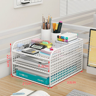 Nhiều Lớp Giá Để Đồ Tập Tin Có Bánh Xe Dưới Bàn Sắp Xếp Thư Mục Lưu Trữ Sách Dụng Cụ Tiện Dụng Lưới Kim Loại Có Thể Tháo Rời Kệ Sách Văn Phòng Phẩm Xe Đẩy Lưu Trữ