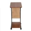 Bàn bên ghế Sofa JUIC, Kệ lưu trữ 2 tầng Bàn cà phê di động, Chất lượng cao có bánh xe Bàn đầu giường phong cách Bắc Âu