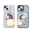 ibumpers Ốp Lưng iPhone Dễ Thương Shin Chan Họa Tiết Cặp Đôi Ốp Điện Thoại Trong Suốt Mờ Chống Bẩn Chống Vây Cho iPhone 16 15 14 12 13 11 Pro Max IP 7 8 Plus X Xs XR Xs Max